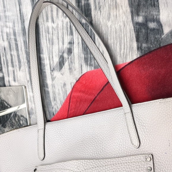 Rebecca Minkoff Gray Pebbled Leather Tote - Picture 7 of 16